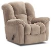 Taupe Microfiber Rocker Recliner - Transformer