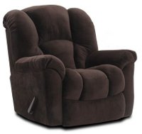 Espresso Microfiber Rocker Recliner - Transformer