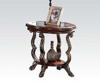Cherry Ornate End Table - Bravo