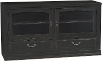 63 Inch Black TV Stand - Laguna
