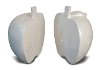 Clearance White Apple Bookend Pair