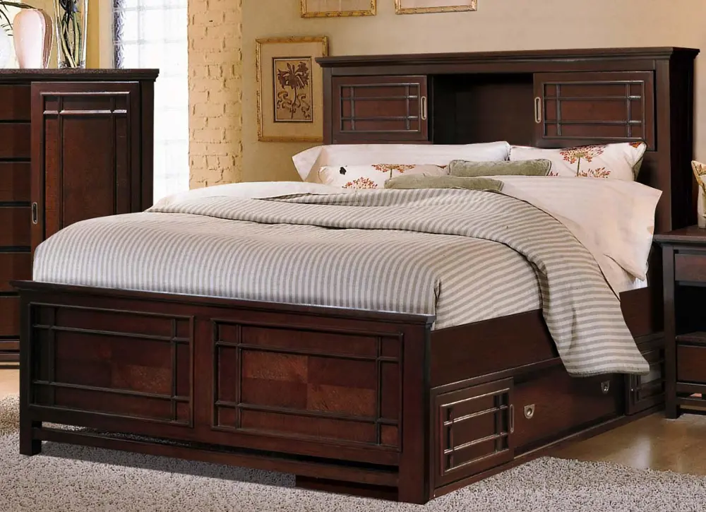 Palasides Rivers Edge Queen Storage Bed-1