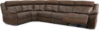 Brown 5 Piece 2x Power Reclining Sectional Sofa - Denver