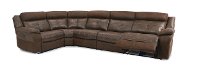 Brown 5 Piece 2x Power Reclining Sectional Sofa - Denver-2