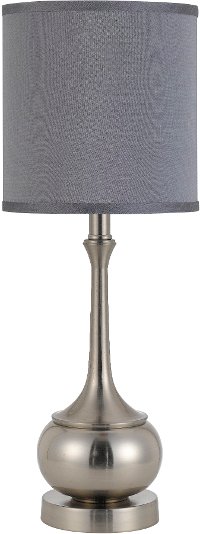 Brushed Steel Table Lamp