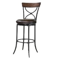 4671-830 Chestnut X-Back 30 Inch Bar Stool - Cameron