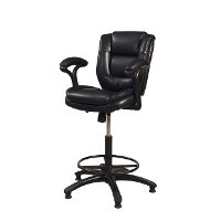 4585-830 Black 25/31 Inch Adjustable Bar Stool - Dawson