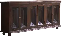 Crown Moulding Brown Sideboard