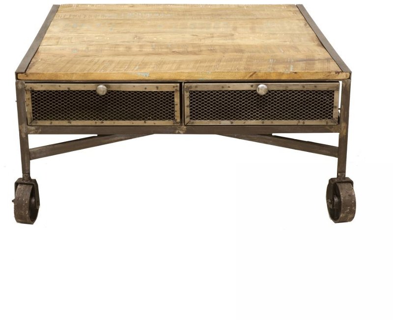 Long Island Natural Rustic Cocktail Table Rc Willey Furniture Store