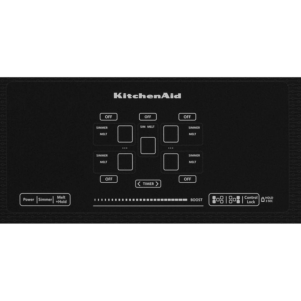 KICU569XBL KitchenAid 36 Inch Induction Cooktop - Black-4