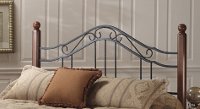 1010HTWR Wood & Iron Twin Headboard - Madison