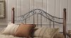 1010HFQR Wood & Iron Full-Queen Headboard - Madison