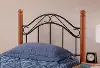 Metal & Oak Twin Headboard - Winsloh
