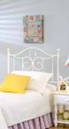 1354HFMR White Metal Full Headboard - Westfield