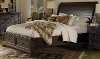 Clearance Mahogany King Storage Bed - Bayfield