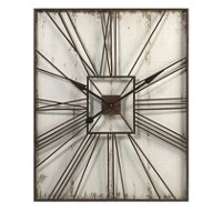 Metal and Cream Wall Clock - Montgomery