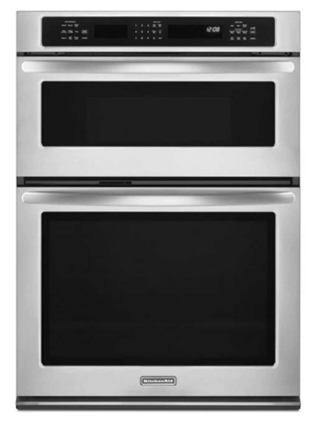 KEMS379BSS KitchenAid 27 Inch Microwave and Conventional Oven Combo-1