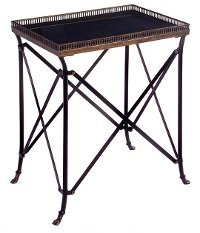 Black Rectangle Accent Table