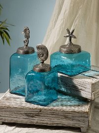 Blue Canister Set - Sea Life