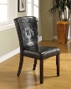 Dark Espresso Upholstered Dining Room Chair - Montreal-1
