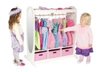 White Dress-Up Storage Center - Dramatic Play-2
