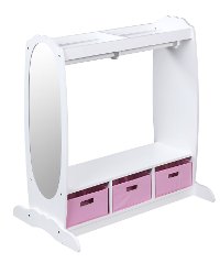 White Dress-Up Storage Center - Dramatic Play-3