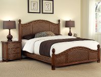 Brown 4 Piece Queen Bedroom Set - Marco Island