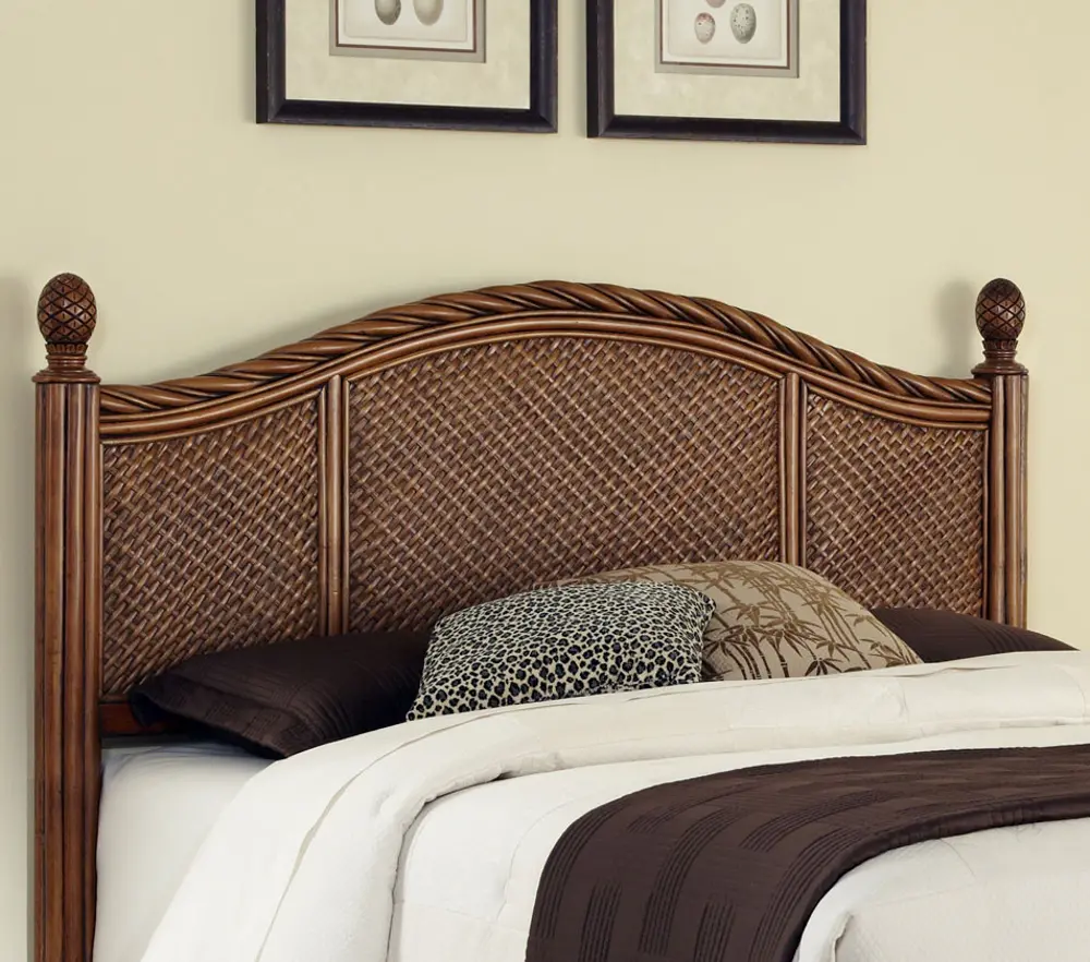 5544-601 Home Styles Cinnamon Brown King/California King Bed Headboard - Marco Island-1