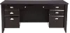 Shoal Creek Dark Brown Executive Office Desk
