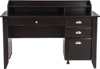 Traditional Dark Brown Office Desk - Shoal Creek