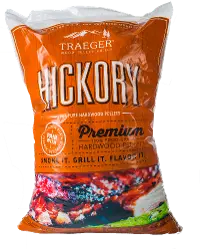 PEL319 Traeger Grill Hickory Pellets 20 lb Bag