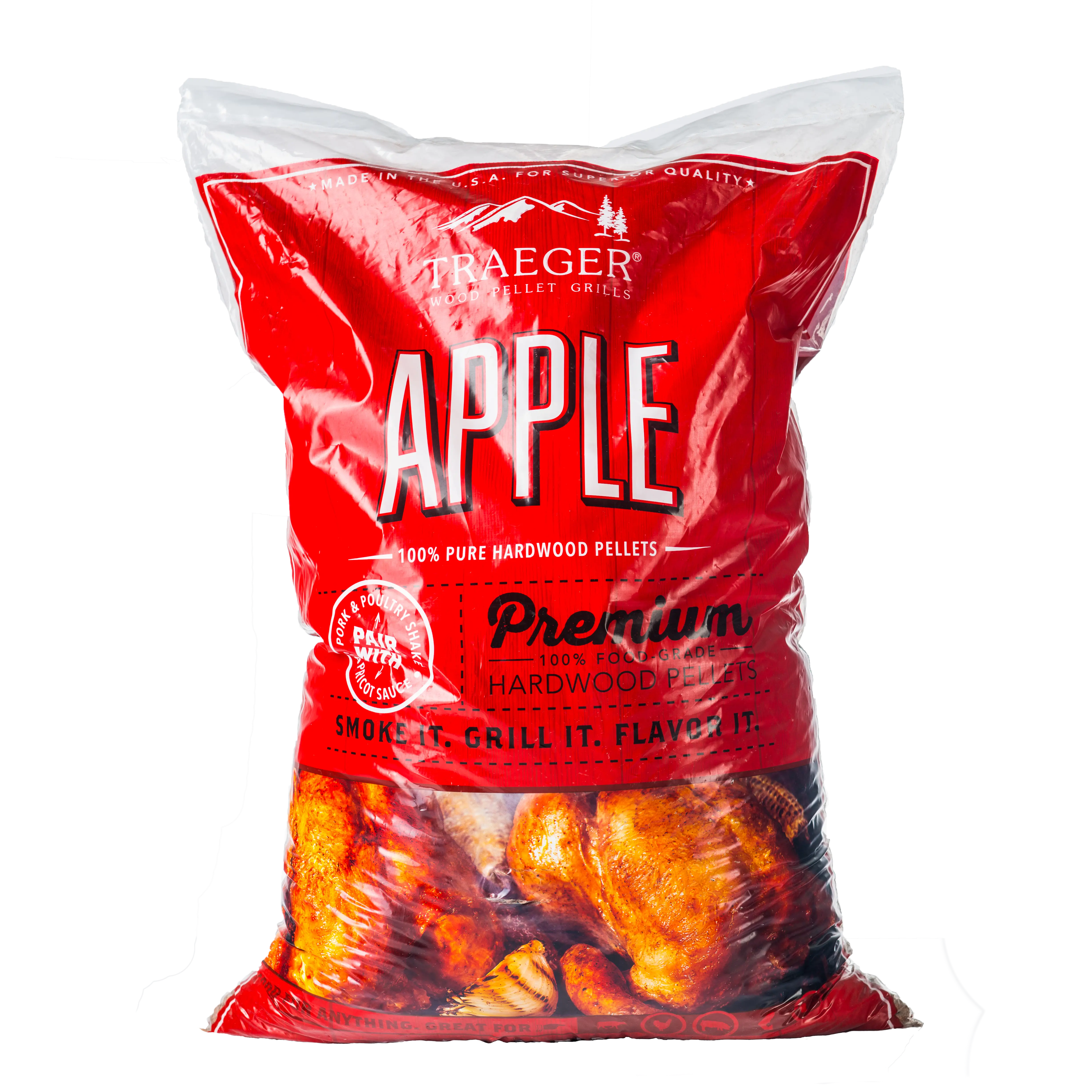 PEL318 Traeger Grill Apple Pellets 20 lb Bag-1