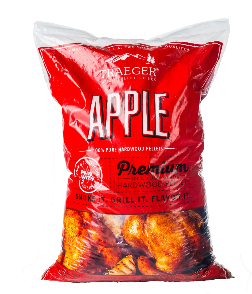 PEL318,APPLE Traeger Grill Apple Pellets 20 lb Bag-1