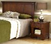 Cherry Headboard, Nightstand, and Media Chest -The Aspen