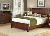 Cherry King/Cal-King Headboard & Media Chest - The Aspen