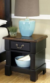 Cherry 1-Drawer Nightstand - Aspen