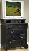 Cherry Full-Queen Headboard, Media Stand & Nightstand Set - Aspen-2