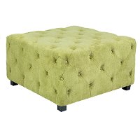 OTT307-CPR62AGREEN angelo:Home Green Large Tufted Cube-2