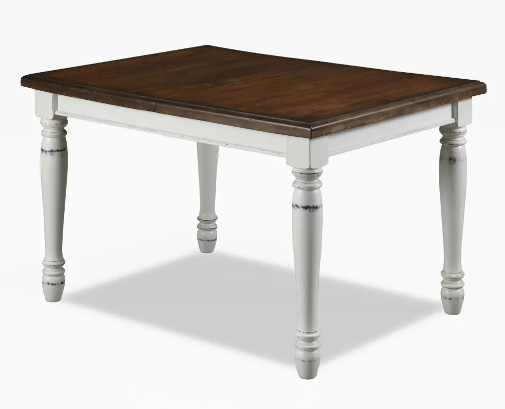 5020-31 Monarch White/Oak Dining Table-1