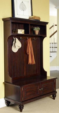 Espresso Hall Tree Stand - Bermuda
