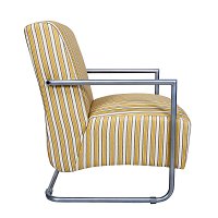 340MC-CTG20-SFAMGLD Angelo Home angelo:Home Striped Marigold Upholstered Chair-3