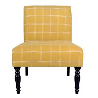 340C-PHM20-083AYELW angelo:Home Mimosa Yellow Upholstered Chair