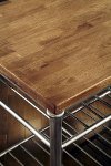 Vintage Caramel Top Kitchen Island - Orleans Wood-2