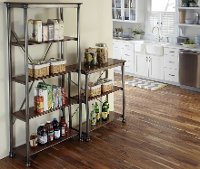 Vintage Caramel Multi-Function Shelves - Orleans Wood-3
