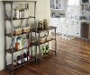 Vintage Caramel Multi-Function Shelves - Orleans Wood-3