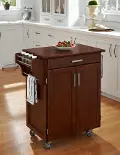 9001-0077G Cherry Kitchen Cart with Cherry Top - Create-a-Cart