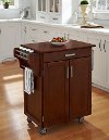 Cuisine Cart Cherry Finish with Cherry Top - Create-a-Cart