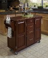 Cherry Finish with Oak Top Kitchen Cart - Create-A-Cart