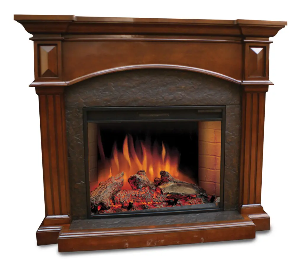 Faux Slate Fireplace-1