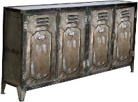 New England Metal 4-Door Locker Cabinet